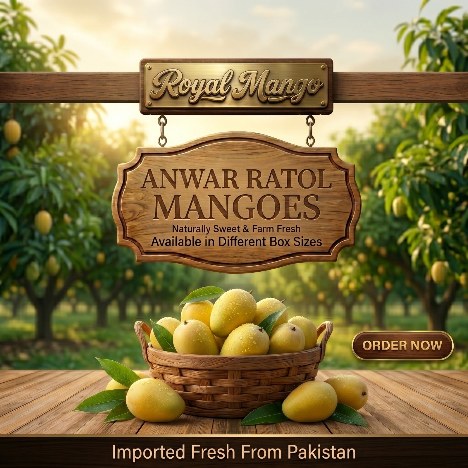 Fresh Pakistani Anwar Ratol Mango – Premium Sweet & Aromatic Mangoes in UK